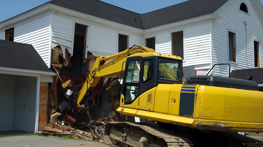 Mechanized Demolition in Toronto