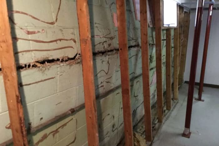 repair bowed basement walls
