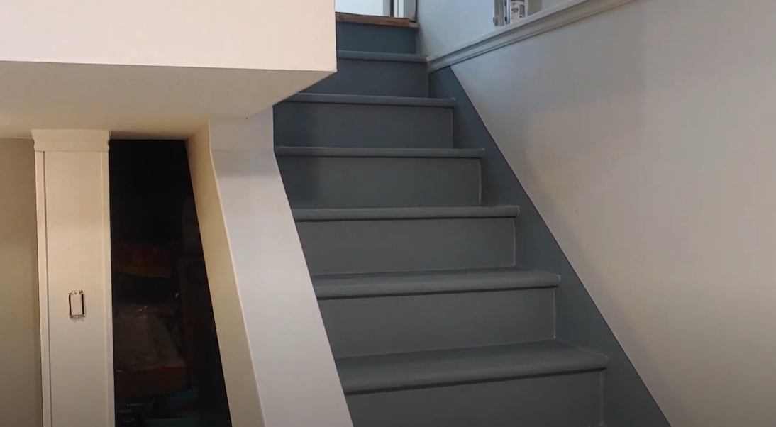 how to paint basement stairs