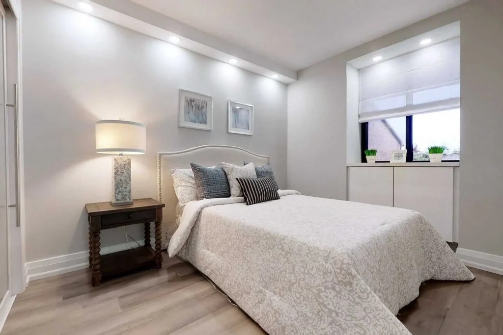 bedroom in home Cosmetic Renovation in Toronto