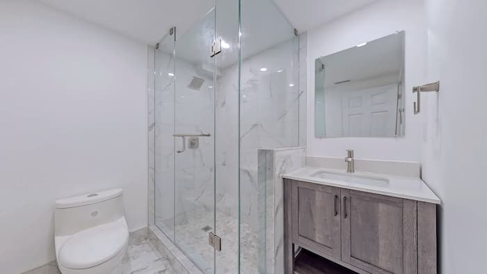 Bathroom in Legal Basement Apartment in Toronto